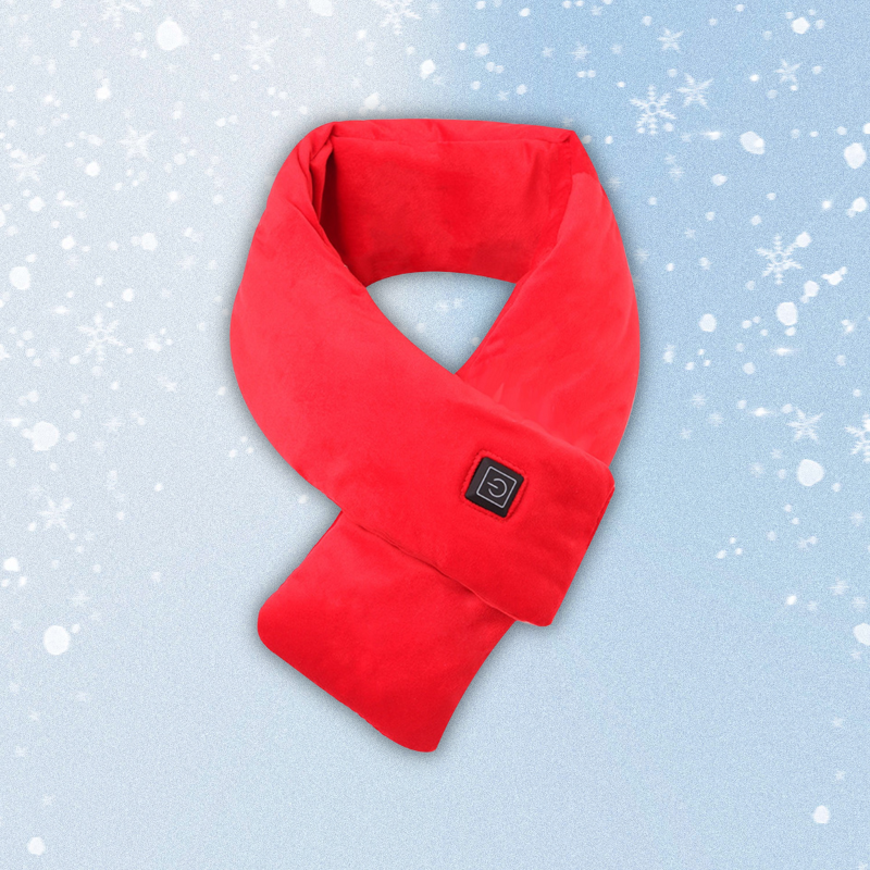 Heatingscarf Oplaadbare Warme Sjaal Rood