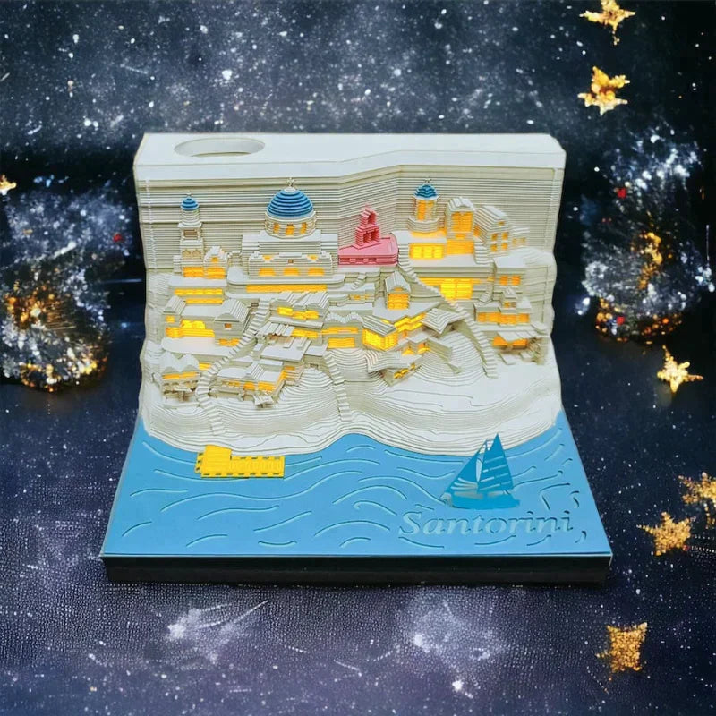 3Dkalender | Een Magische Kalender Santorini